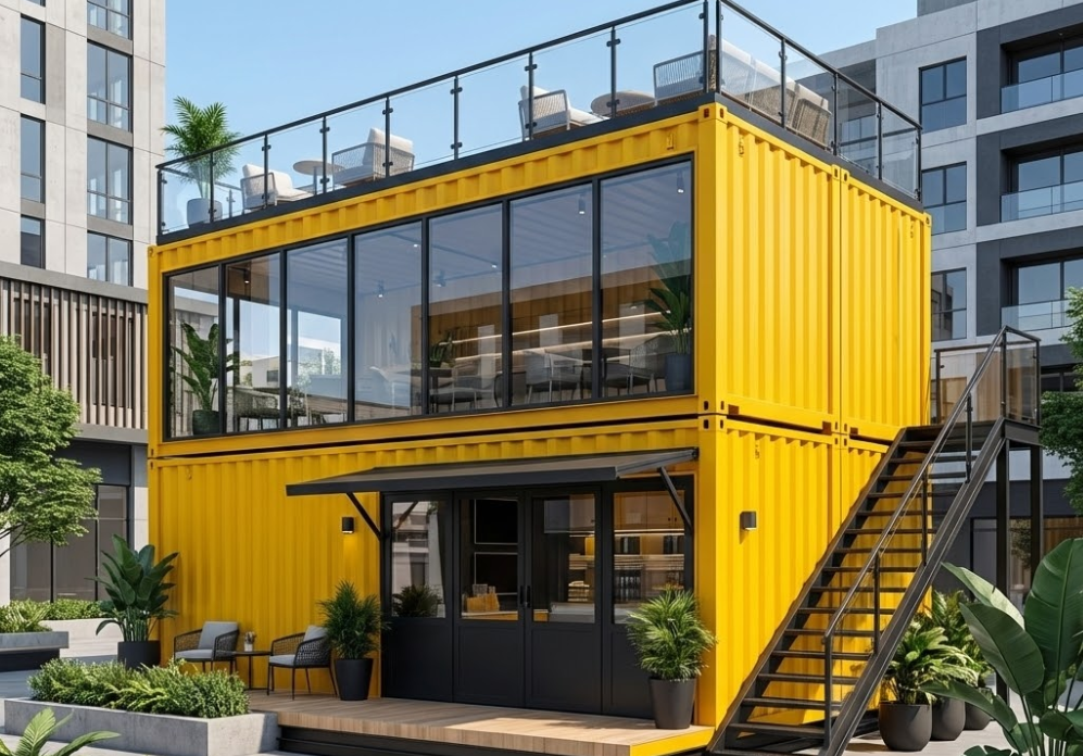 projeto comercial loja container